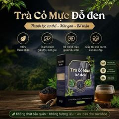 combo2 hộp trà cỏ mực đỗ đen