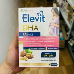 Viên bổ bầu ELEVIT DHA, Acid Folic, Canxi + sắt hữu cơ