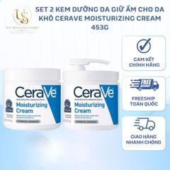 [HỎA TỐC] Kem dưỡng da giữ ẩm cho da khô CeraVe Moisturizing Cream 453g (Có vòi)