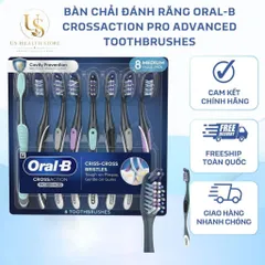 [ HỎA TỐC] Bàn chải đánh răng Oral-B Cross Action Pro Advanced Vỉ 8 cây (Medium)