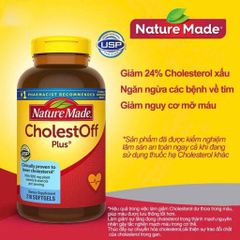 [ hỏa tốc] V.i.ê.n Cho-les-te-rol Na.ture Made CholestOff Plus 210V