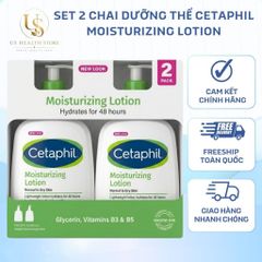 [ hỏa tốc] Set 2 chai dưỡng thể CETAPHIL MOISTURIZING LOTION