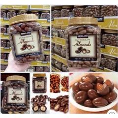 [ hỏa tốc] Kẹo Socola Sữa bọc Hạnh nhân Kirkland Milk Chocolate Almonds 1,36kg
