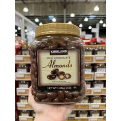 [ hỏa tốc] Kẹo Socola Sữa bọc Hạnh nhân Kirkland Milk Chocolate Almonds 1,36kg