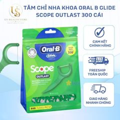 [ HỎA TỐC] Tăm chỉ nha khoa Oral B Glide Scope Outlast 300 cái
