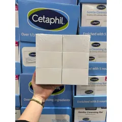 [ HỎA TỐC] Lốc 6 Xà Bông Cục Cetaphil Gentle Cleansing Bar 127g – Làm Sạch Dịu Nhẹ Cho Da