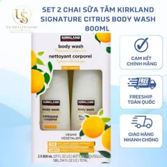 [ HỎA TỐC] Set 2 chai sữa tắm Kirkland Signature Citrus Body Wash 800ml x2