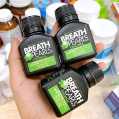 [ HỎA TỐC] Viên uống thơm miệng Breath Pearls Freshens Breath Soothes The Stomach ÚC - 50 viên