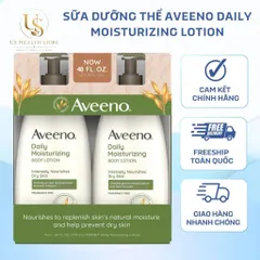 [HỎA TỐC] Sữa dưỡng thể Aveeno Daily Moisturizing Lotion Nourishes Dry Skin Fragrance Free 709ml
