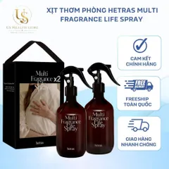 [ hỏa tốc] Xịt Thơm Đa Năng Hương Nước Hoa HETRAS Multi Fragrance Life Spray 300ml