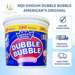 [ HỎA TỐC] Kẹo Singum hương trái cây America's Original Dubble Bubble 340 viên 1.52kg