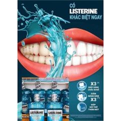 [ HỎA TỐC] Nước súc miệng Listerine Ultraclean 1,5 lít  - Hàng Mỹ