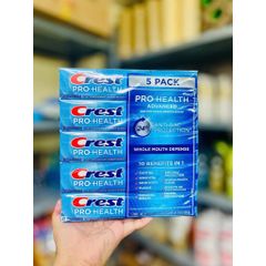 [ HỎA TỐC]  Kem Đánh Răng Crest Pro-Health Advanced Whitening & Intensive Clean 167g 🦷