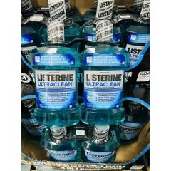[ HỎA TỐC] Nước súc miệng Listerine Ultraclean 1,5 lít  - Hàng Mỹ