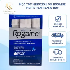 [ HỎA TỐC] mọc tóc Mi.noxidil 5% Rogaine Men’s Foam dạng bọt