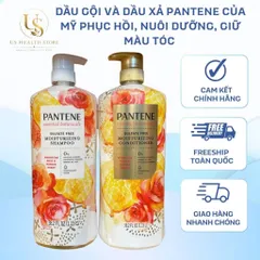 [ HỎA TỐC] Dầu gội và dầu xả Pantene của Mỹ phục hồi, nuôi dưỡng, giữ màu tóc hàng Mỹ