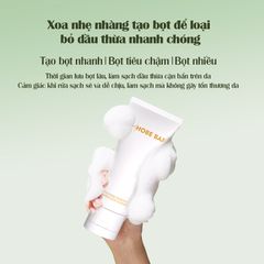(Hàng chuẩn) Sữa rửa mặt Amino Acid HOBE BAR hỗ trợ làm sạch dịu nhẹ, dưỡng ẩm 50ml