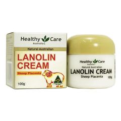 [Hàng Úc] KEM DƯỠNG DA NHAU THAI CỪU LANOLIN CREAM WITH SHEEP PLACENTA - 100G Dưỡng ẩm trắng da