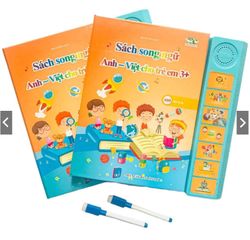 Sách nói - Sách Song ngữ Anh - Việt cho trẻ em 3+ (500 nội dung)