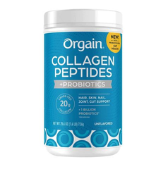 Bột Collagen Orgain Collagen Peptides +Probiotics 726g