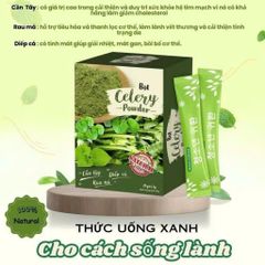 combo 2 hộp bột cần tây rau má diếp cá
