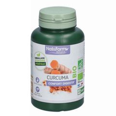 Viên uống Tinh Chất Nghệ Hữu Cơ Nat&Form Bio Curcuma 200 viên - Kháng Viêm Hiệu Quả - Bảo Vệ Gan 
