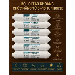 Bộ lõi lọc khoáng 567891011 nối nhanh Sunhouse / Máy lọc nước RO Sunhouse.