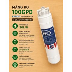 Màng Ro 100gpd Karofi Purifim Mỹ Chính Hãng, 3 Chấu Cắm Nhanh, Công Suất 20l/H