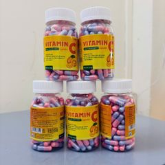 Vitamin C chai 100 viên giúp chống oxy hóa, tăng cường sức đề kháng