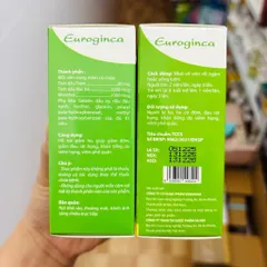 Viên ho dầu xanh - ho dầu đỏ EUROGINCA bổ phế giảm ho