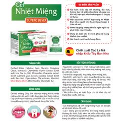 Gel nhiệt miệng thảoo dượcc Super C - bôi đẹn, lở miệng ann toànn cho bé từ 2 tháng tuổi