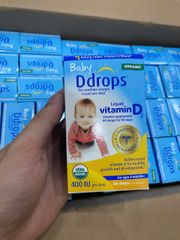 Vitamin D3 Baby Ddrops Mỹ 60 giọt cho bé 0-2 tuổi