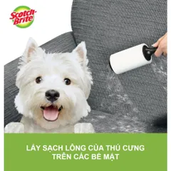 Cây lăn bụi 3M Scotch Brite chính hãng, làm sạch quần áo, ghế, rèm | xuất xứ Thái Lan