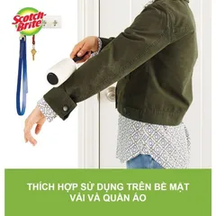 Cây lăn bụi 3M Scotch Brite chính hãng, làm sạch quần áo, ghế, rèm | xuất xứ Thái Lan