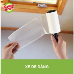 Cây lăn bụi 3M Scotch Brite chính hãng, làm sạch quần áo, ghế, rèm | xuất xứ Thái Lan