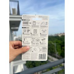 Miếng dán treo tranh 3M Command 17201-ES chịu tải tới 2,7kg - 6 dải/vỉ | Sản xuất Mỹ