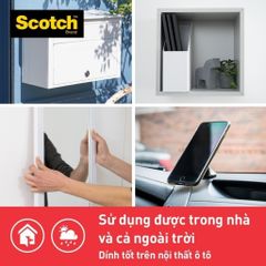 Băng dính hai mặt siêu chịu lực 3M Scotch  414-S19, 19 mm x 1.5 m, chịu trọng tải 6,7kg | Xuất xứ Mỹ