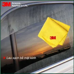 Combo 10 chiếc KHĂN LAU ĐA NĂNG MICROFIBER 3M Scotch-Brite - Màu vàng– LAU SẠCH KHÔNG XƠ, KHÔNG TRẦY