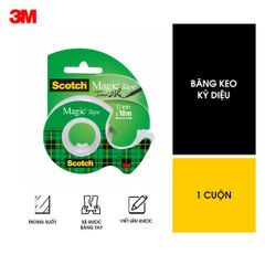 Băng dính kì diệu 3M Scocth Magic Tape, trong suốt bám dính, nhiều kích cỡ - Có máy cắt | Xuất xứ Mỹ