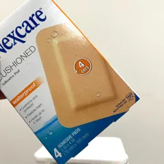 Hộp 4 miếng gạc vô trùng chống thấm nước Nexcare 3M AWP34, 7,6 x 10,1cm, sản xuất tại Mỹ