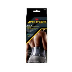 Đai lưng hỗ trợ cột sống 3M Futuro 46819ENR màu đen, có băng dán điều chỉnh phù hợp, thương hiệu Mỹ