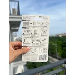 Combo 10 vỉ miếng dán treo tranh 3M Command™ 17201-ES độ bền cao, chịu tải 2.7 kg (6 dải 3 cặp)