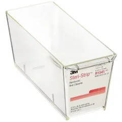 Hộp 50 túi băng y tế thay chỉ khâu da 3M Steri-strip™ R1541, size 6mm x 75mm - 3 miếng /túi