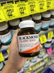 Viên Uống Blackmores Celery 3000 - Kiểm Soát Rối Loạn Chuyển Hóa Uric Acid Máu (Hội Chứng Gút) - Kháng Viêm Tự Nhiên 50 Viên - S/P Chuẩn Úc