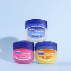 Sáp Dưỡng Môi Vaseline Fobelife Không Màu, Dưỡng Ẩm Giảm Tình Trạng Da Khô Nứt Nẻ N2 - Hũ 7g / 50g