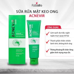 Sữa Rửa Mặt Acniver FOBE Giúp Làm Sạch Sâu Ngăn Ngừa Mụn, Giảm Thâm, Giảm Mụn N1