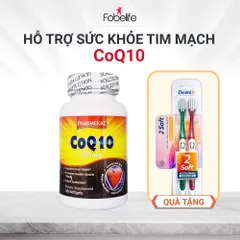 (Mỹ) Viên Uống CoQ10 Fobe Hỗ Trợ Làm Giảm Quá Trình Oxy Hoá, Tăng Cường Sức Khoẻ Tim NN - Hộp 30v