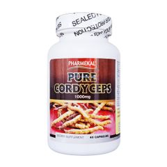 (Mỹ) Viên Uống Đông Trùng Pure Cordyceps Fobe Giúp Tăng Cường Đề Kháng, Cơ Thể Khoẻ Mạnh NN - Hộp 60v