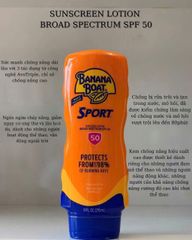 [Date 2027] Chống nắng thể thao chống nước Banana Boat sport Ultra