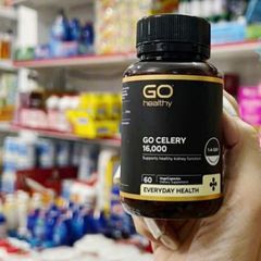 Viên uống Giảm Đau - Giảm Viêm Sưng của Hội Chứng Gút Go Healthy Go Celery 16000 - Kháng Viêm Tự Nhiên 60 Viên - S/P New Zealand sản xuất cho Úc (Go Celery Úc)